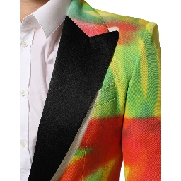 Multicolor Graffiti SICILIA 1 Button Men Suit Blazer