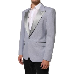 Gray Wool SICILIA 2 Buttons Men Suit Blazer