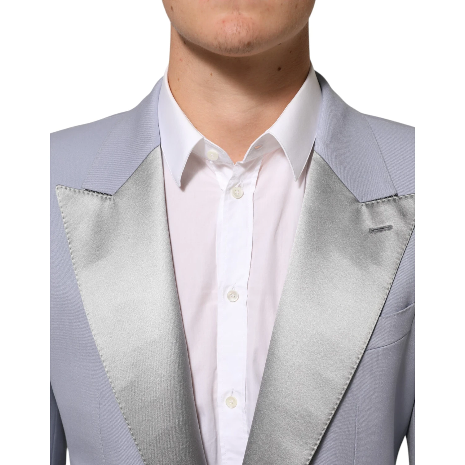 Gray Wool SICILIA 2 Buttons Men Suit Blazer