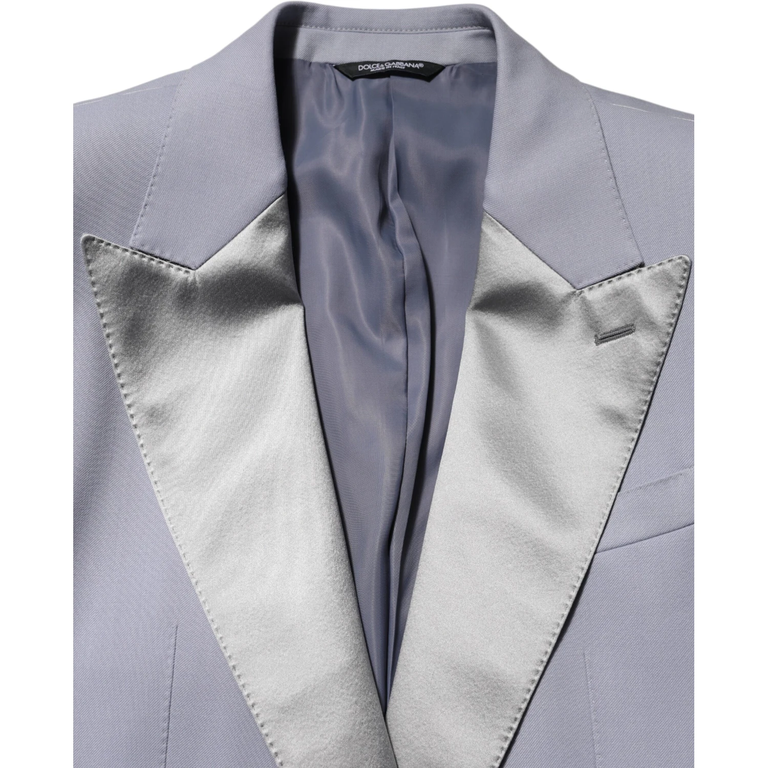 Gray Wool SICILIA 2 Buttons Men Suit Blazer