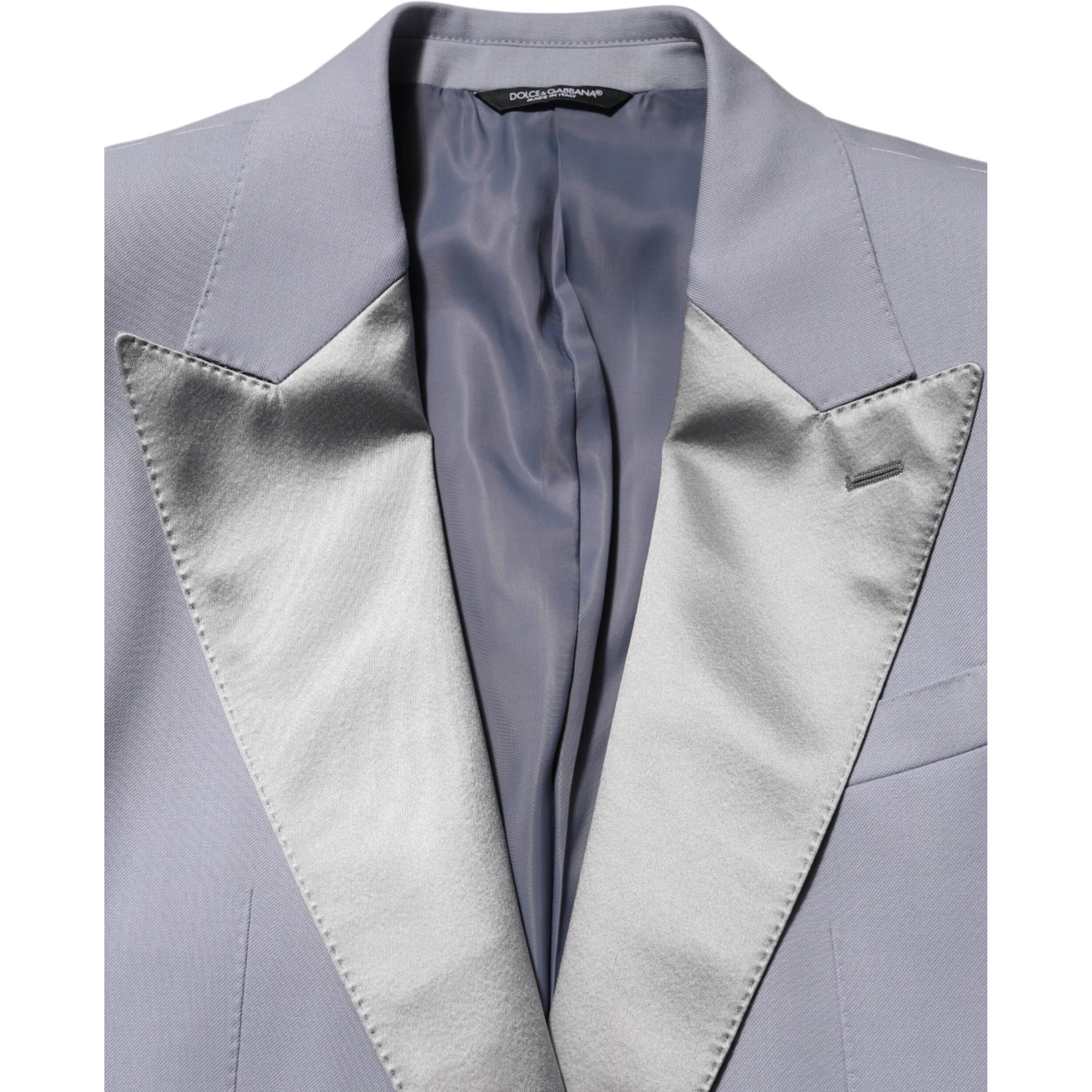 Gray Wool SICILIA 2 Buttons Men Suit Blazer