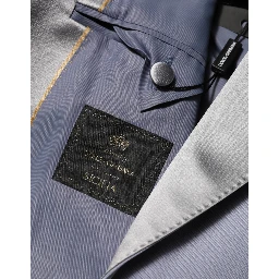 Gray Wool SICILIA 2 Buttons Men Suit Blazer