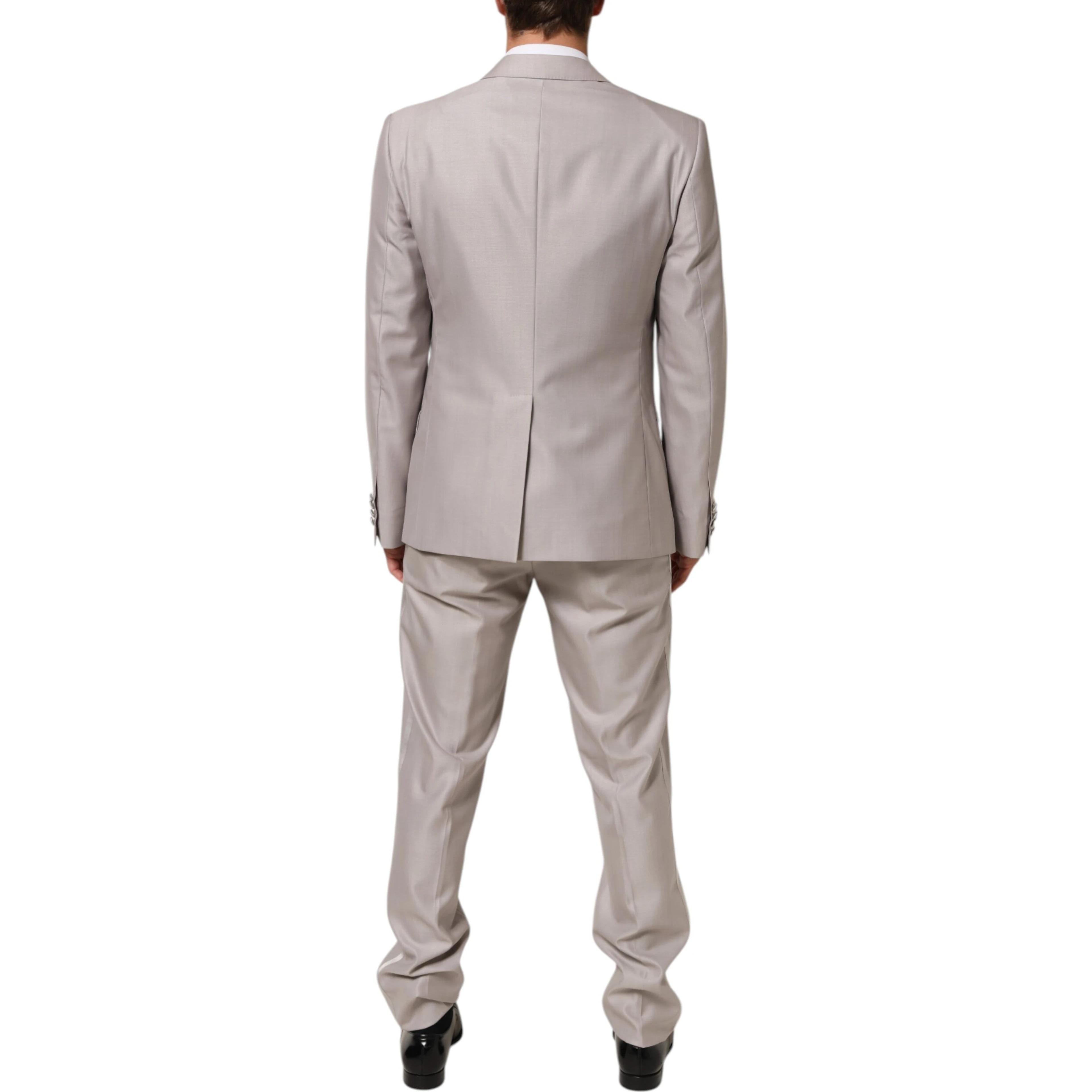 Light Gray Wool 2 Piece MARTINI Formal Suit