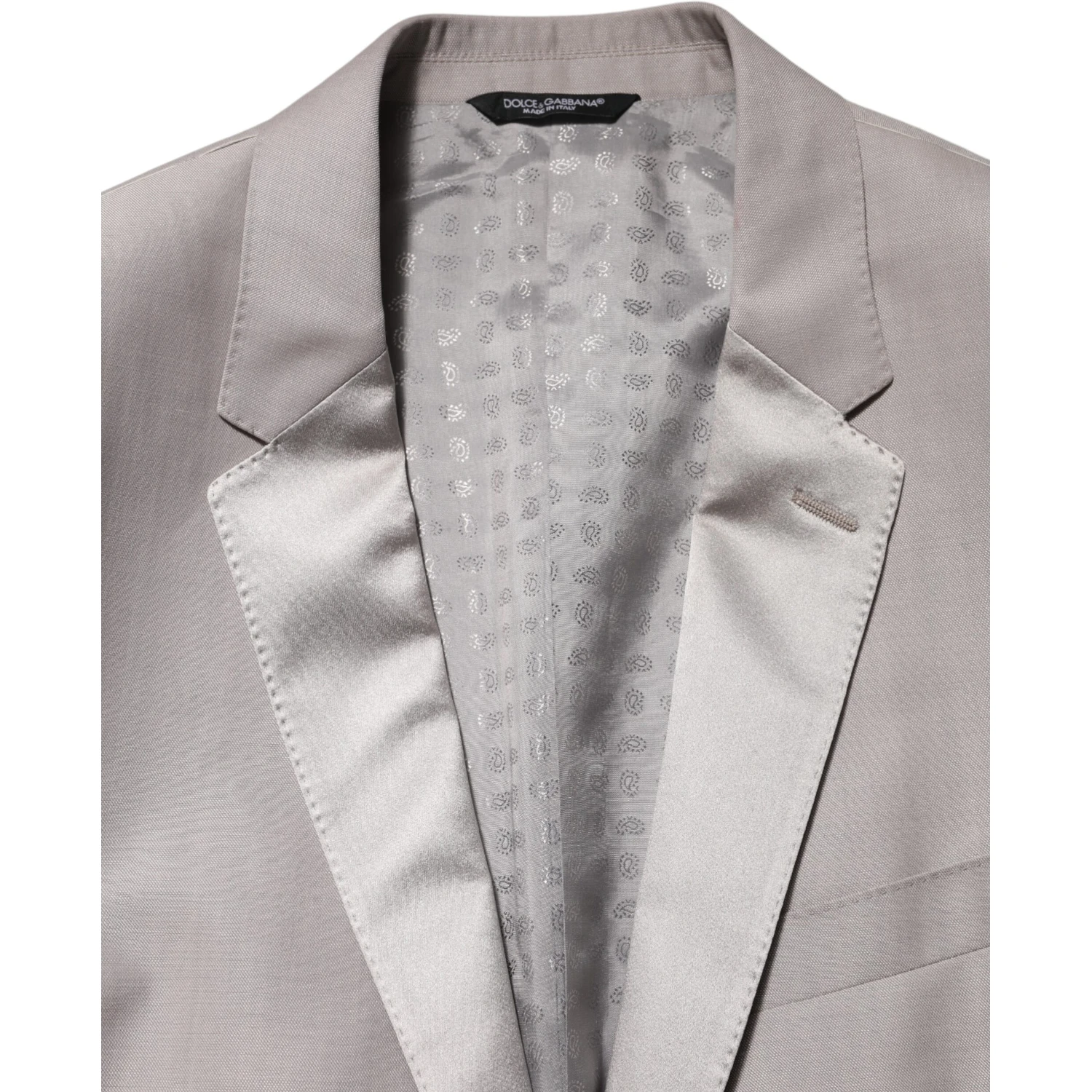 Light Gray Wool 2 Piece MARTINI Formal Suit