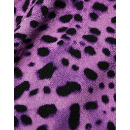 Violet Leopard Sheath Bodycon Mini Dress