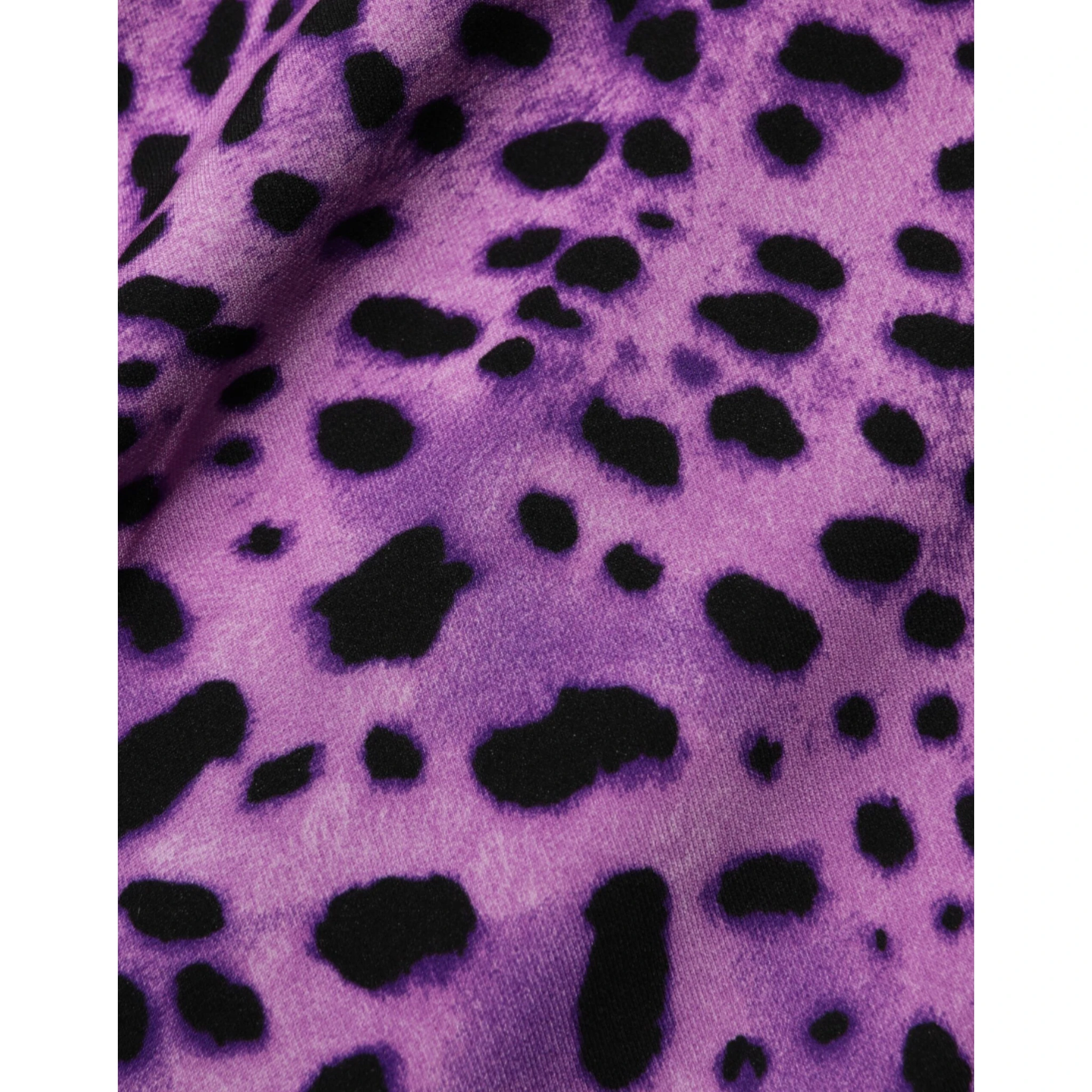 Violet Leopard Sheath Bodycon Mini Dress