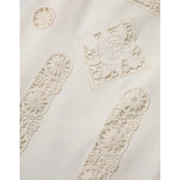 White Floral Lace Sleeveless Midi Dress