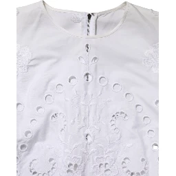 White Cut Out A-line Sheath Mini Dress
