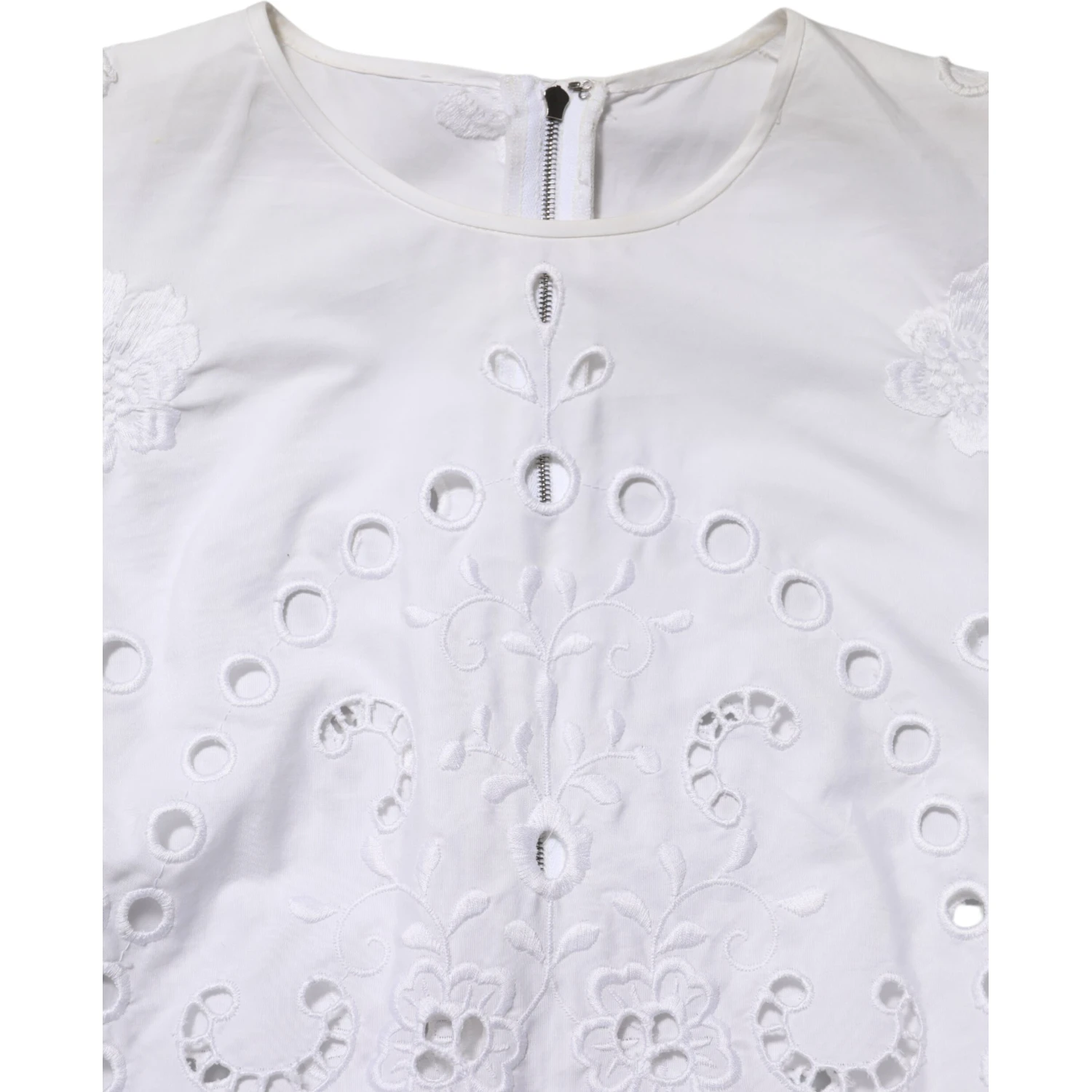 White Cut Out A-line Sheath Mini Dress