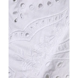White Cut Out A-line Sheath Mini Dress