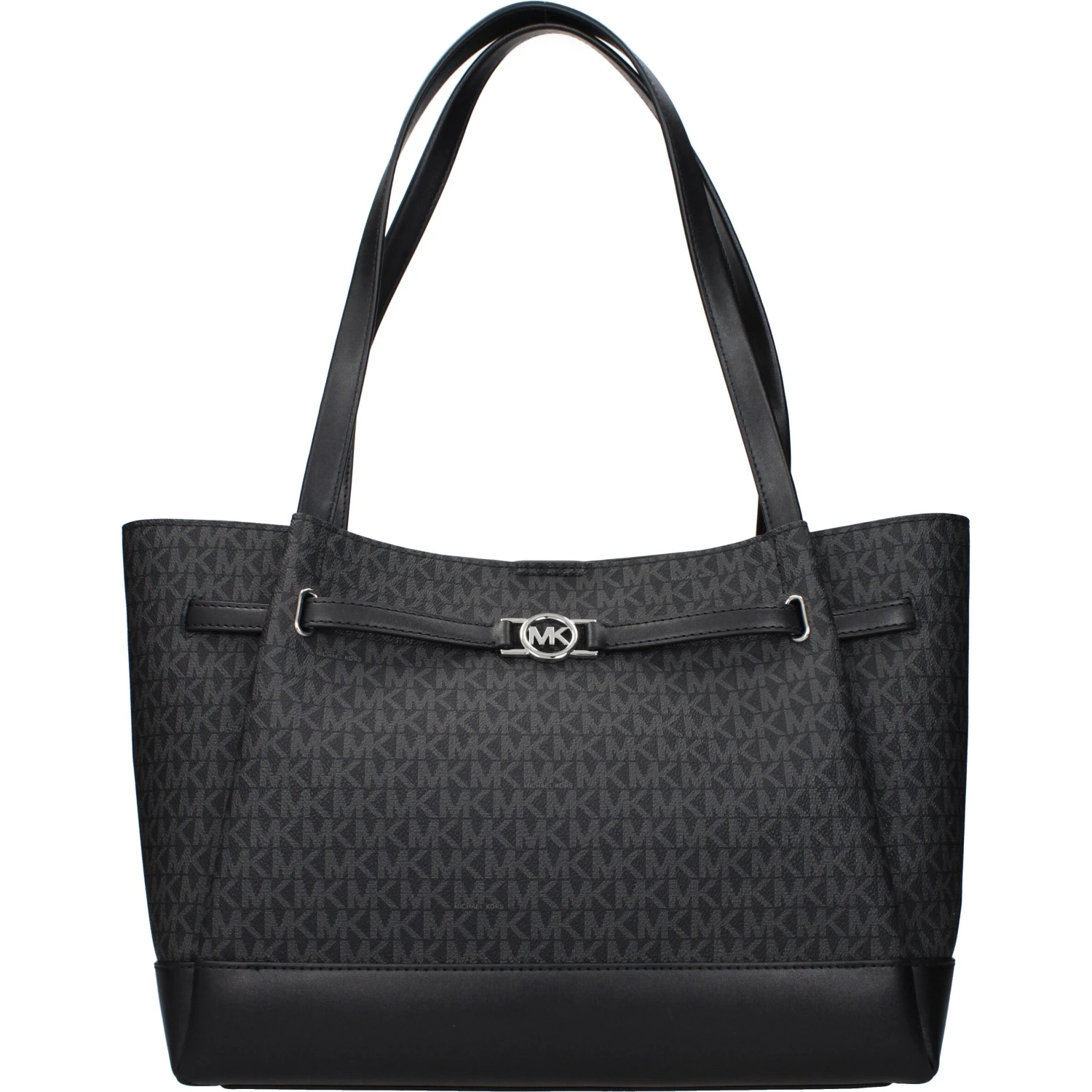 Black Fabric Shoulder Bag