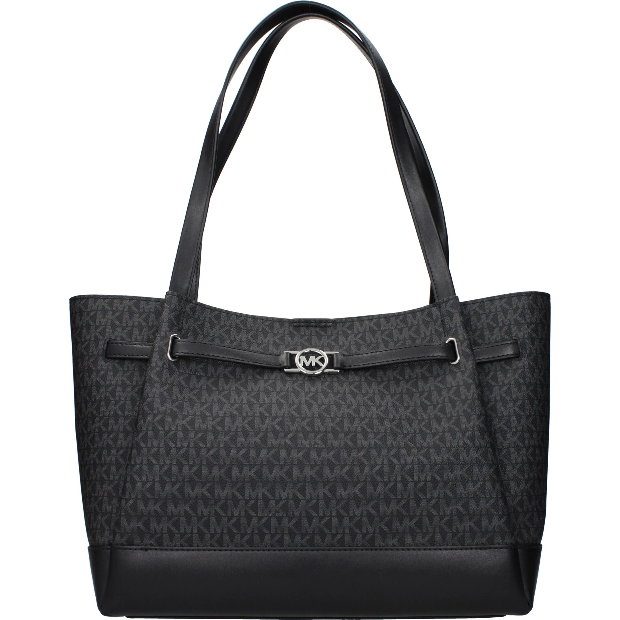 Black Fabric Shoulder Bag