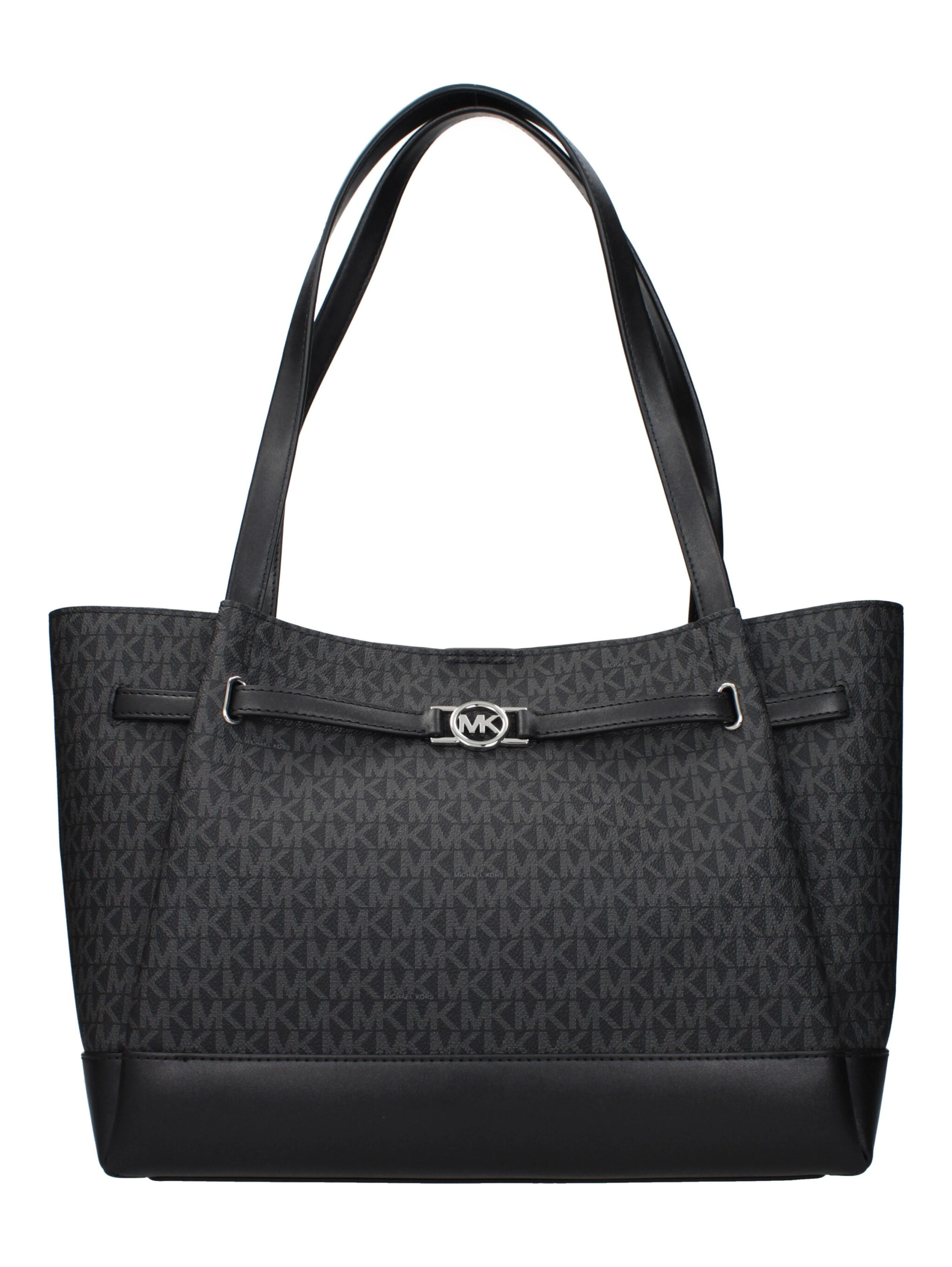 Black Fabric Shoulder Bag