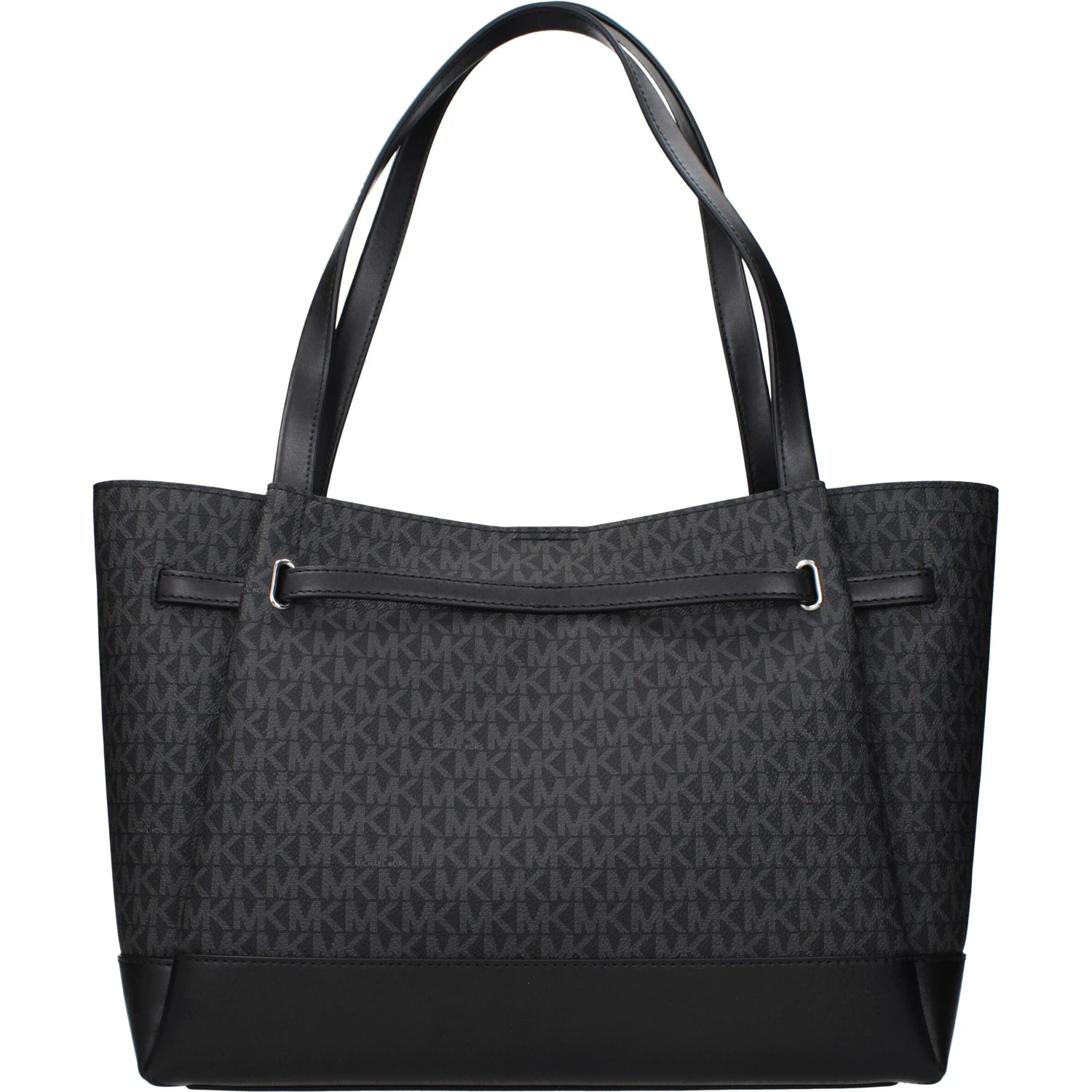 Black Fabric Shoulder Bag