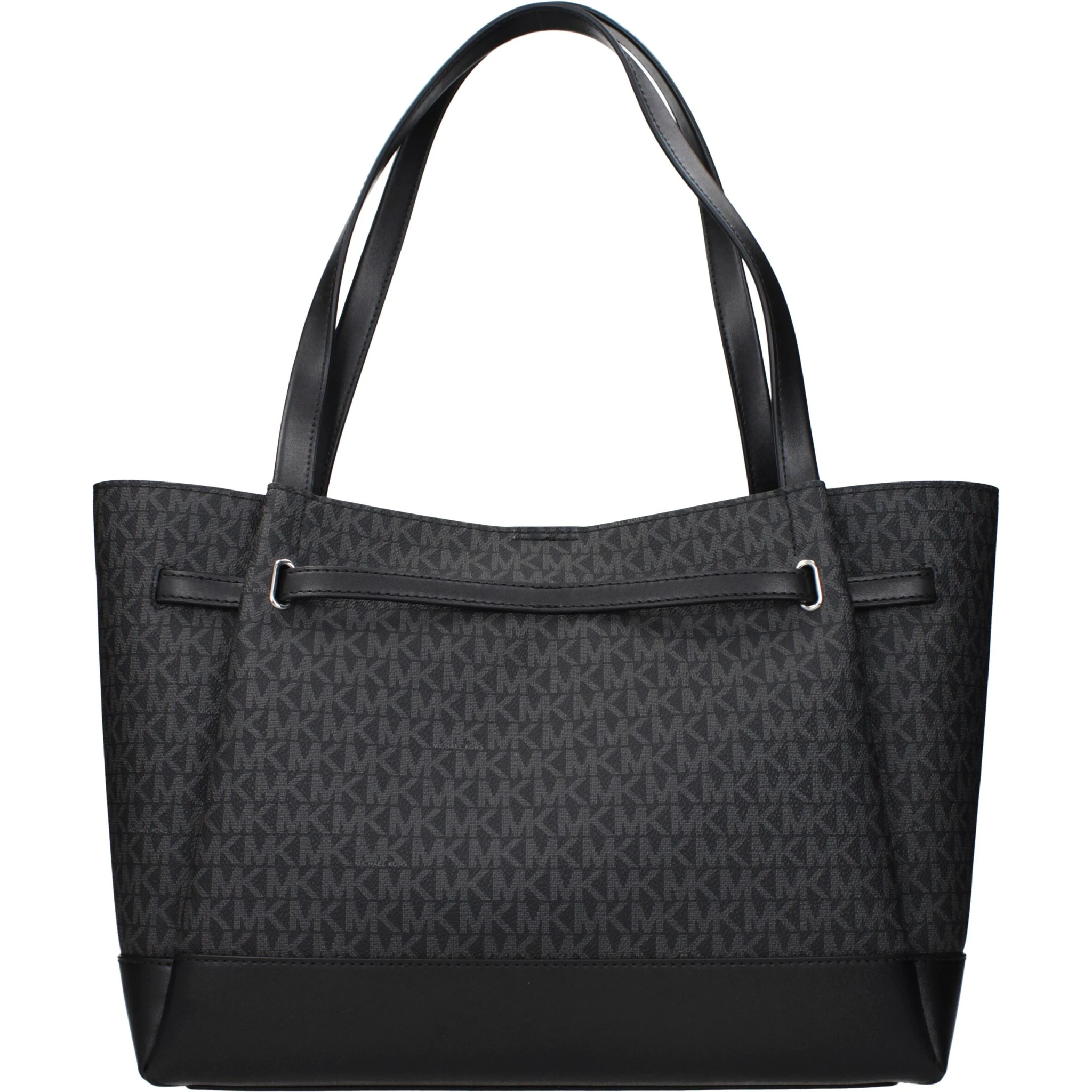 Black Fabric Shoulder Bag