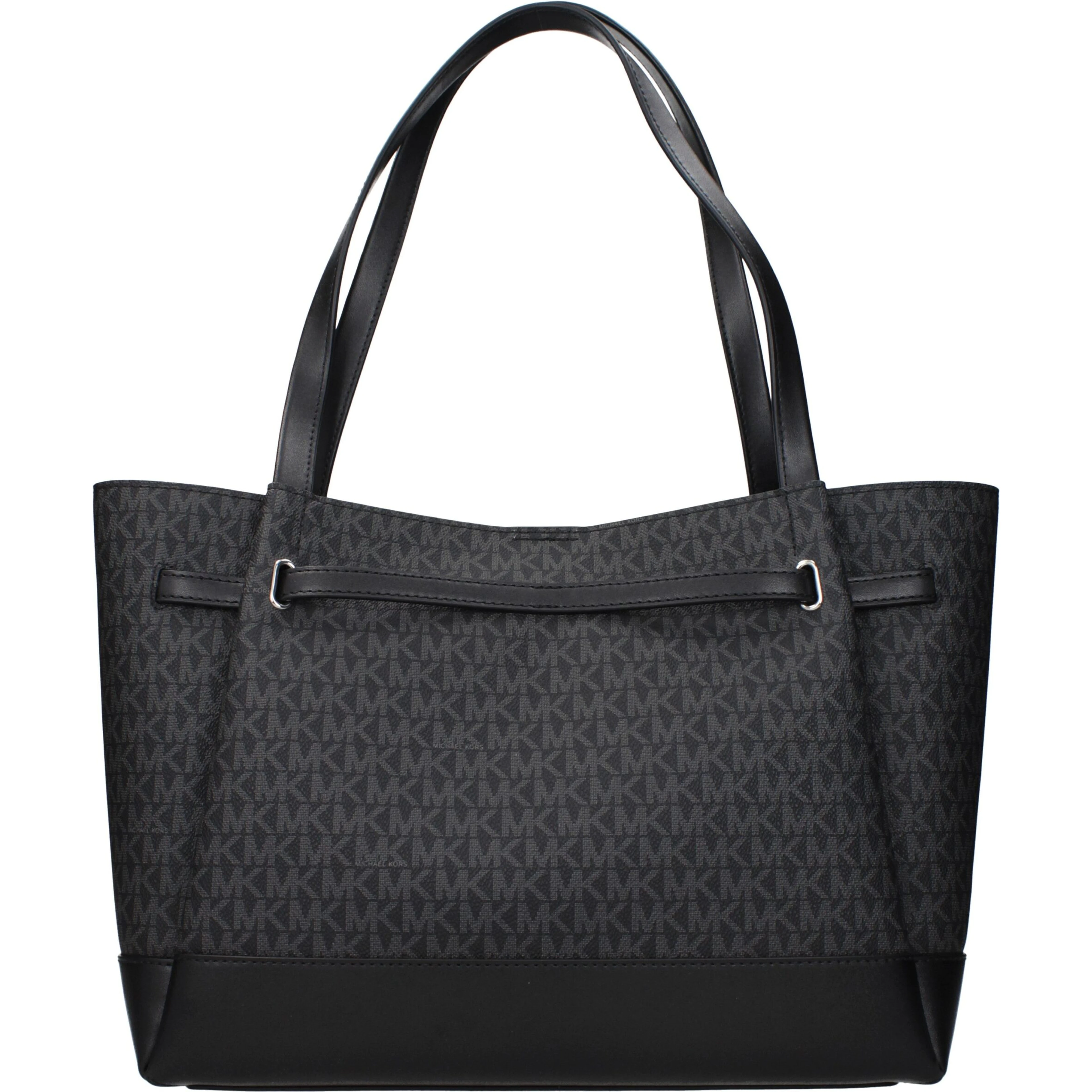 Black Fabric Shoulder Bag