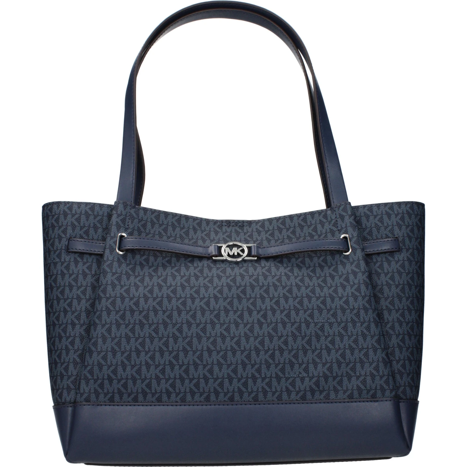 Blue Fabric Shoulder Bag
