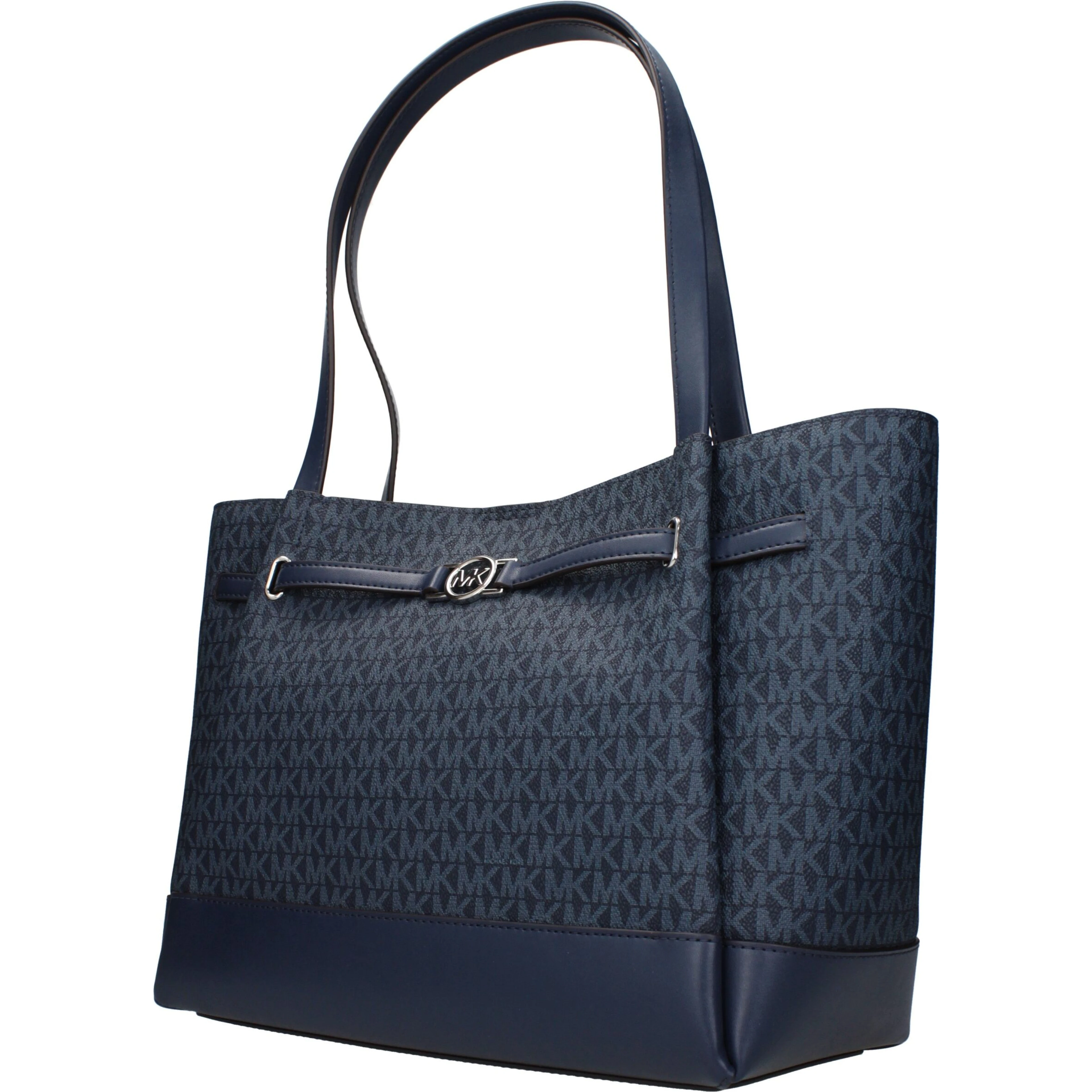 Blue Fabric Shoulder Bag