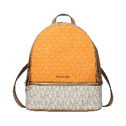 Beige Fabric Backpack