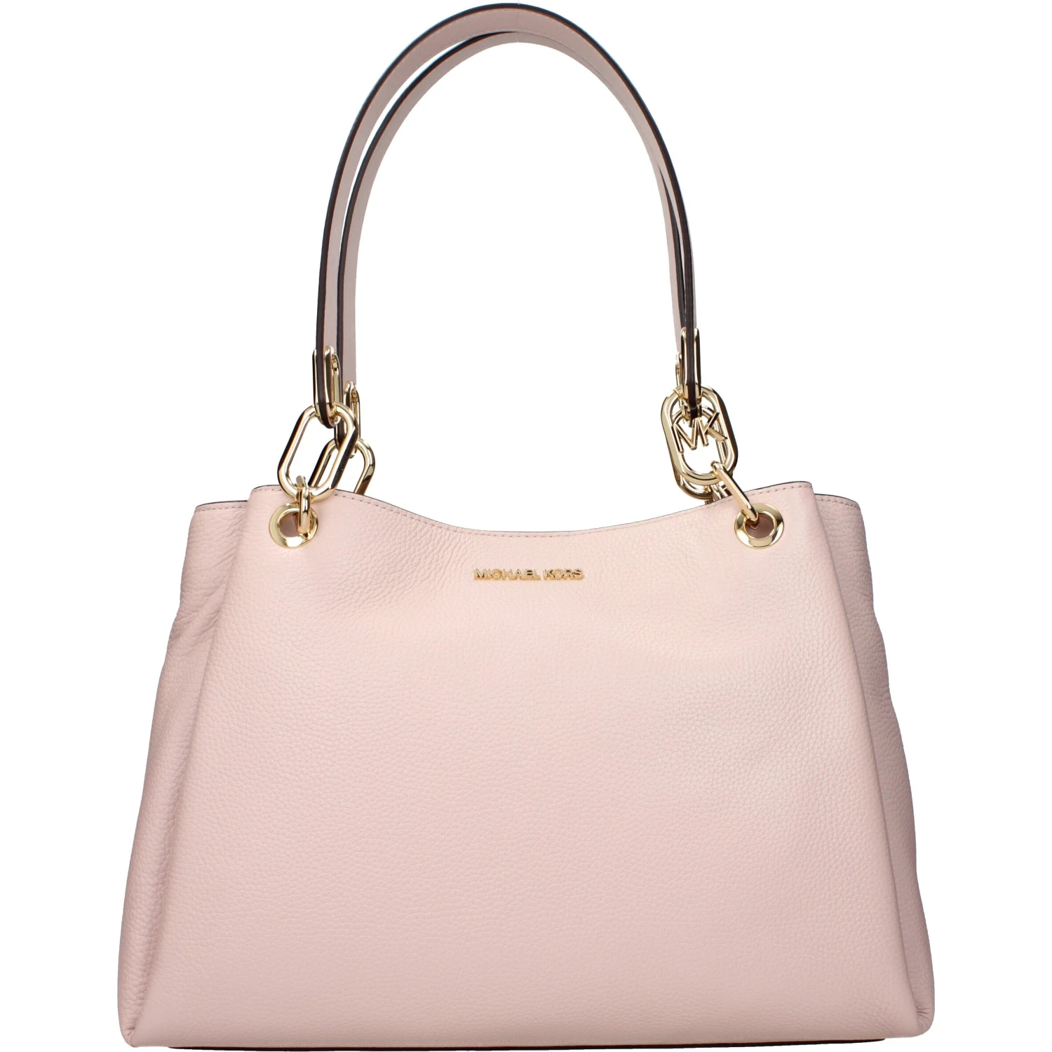 Pink Leather Shoulder Bag