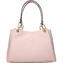 Pink Leather Shoulder Bag