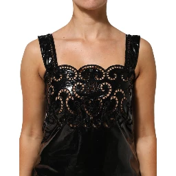 Black Cut Out A-line Sheath Mini Dress