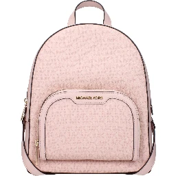 Pink Fabric Backpack