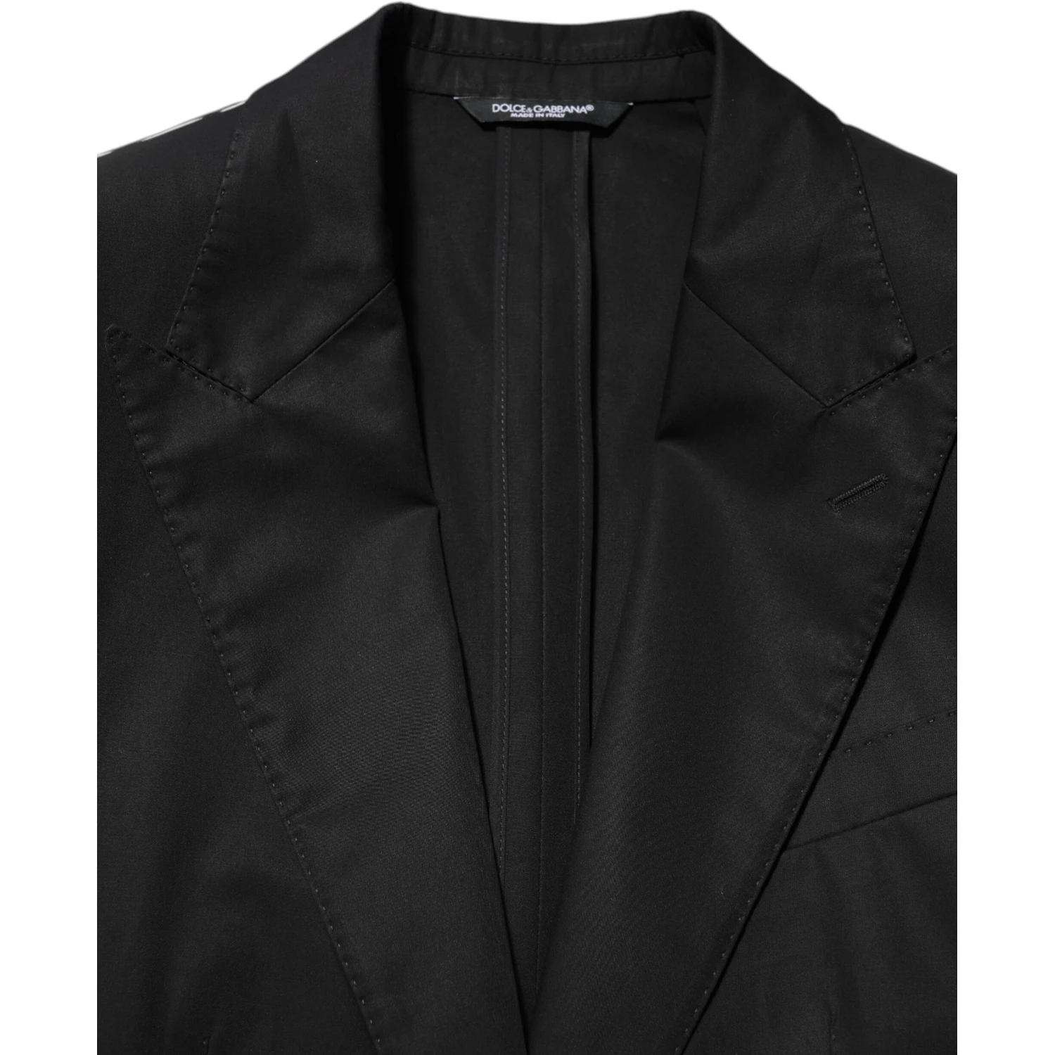 Black Wool 2 Buttons Suit Men Jacket Blazer