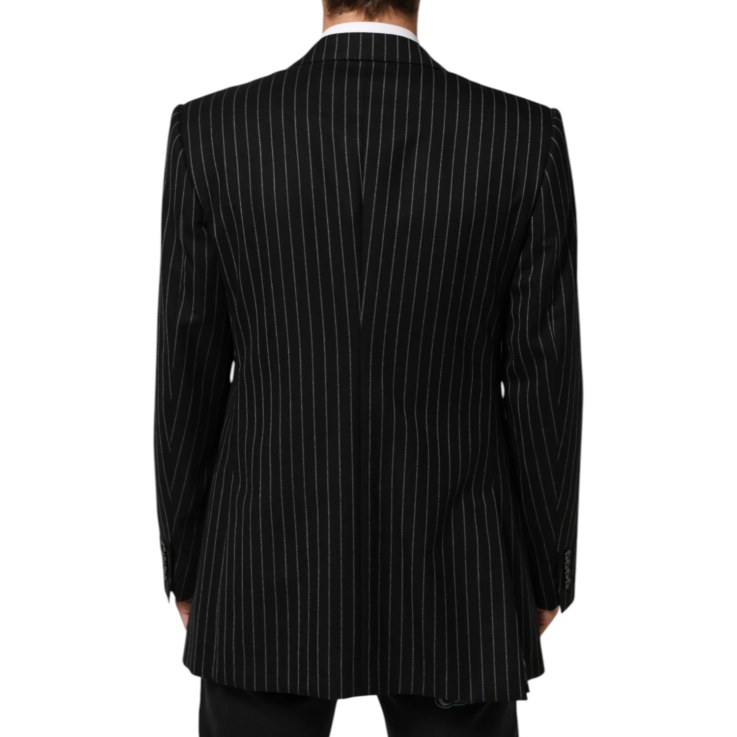Black Stripes 2 Buttons Suit Jacket Blazer
