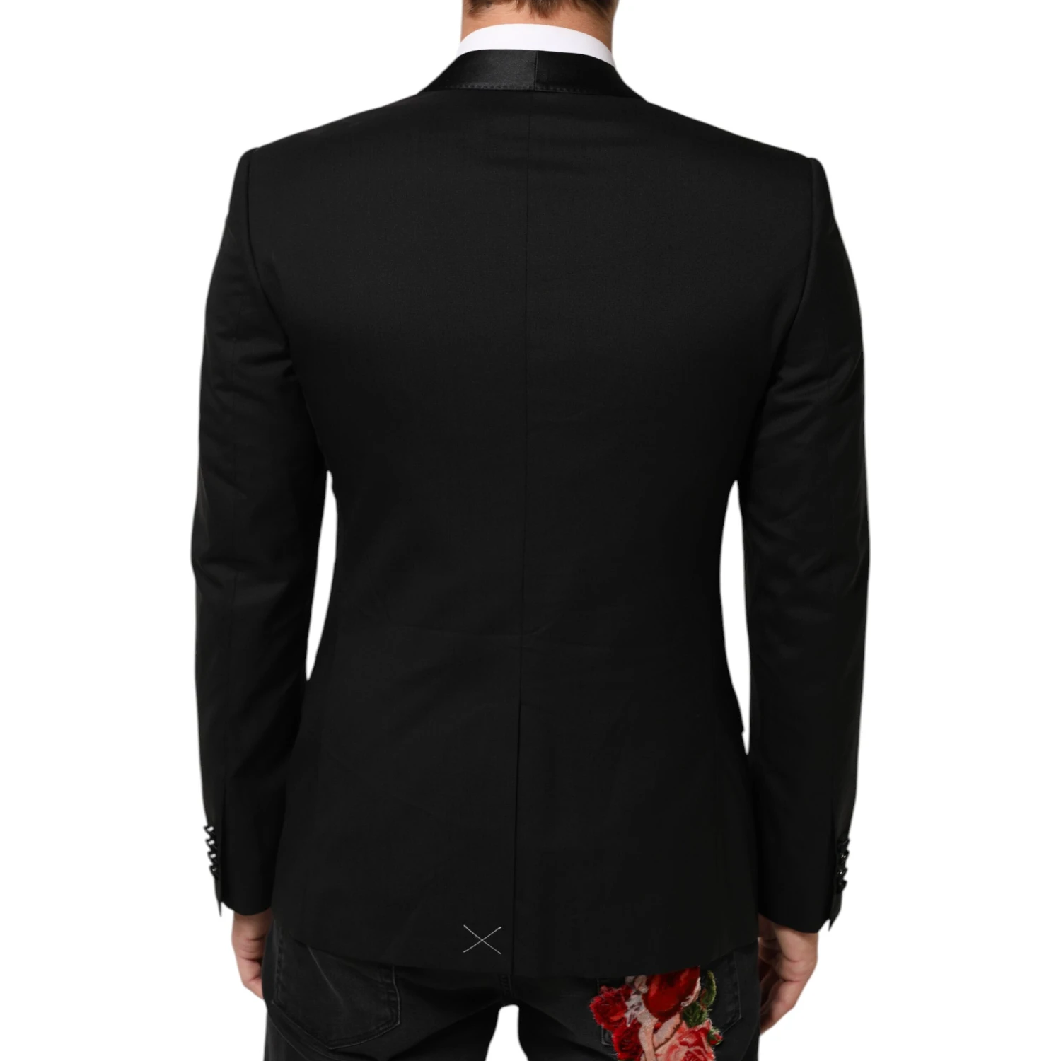 Black MARTINI 1 Button Suit Jacket Blazer