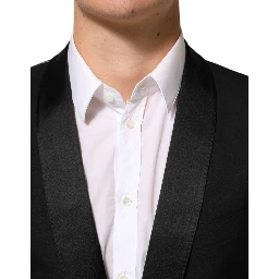 Black MARTINI 1 Button Suit Jacket Blazer