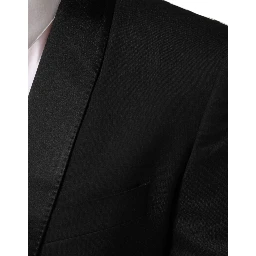 Black MARTINI 1 Button Suit Jacket Blazer