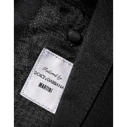 Black MARTINI 1 Button Suit Jacket Blazer