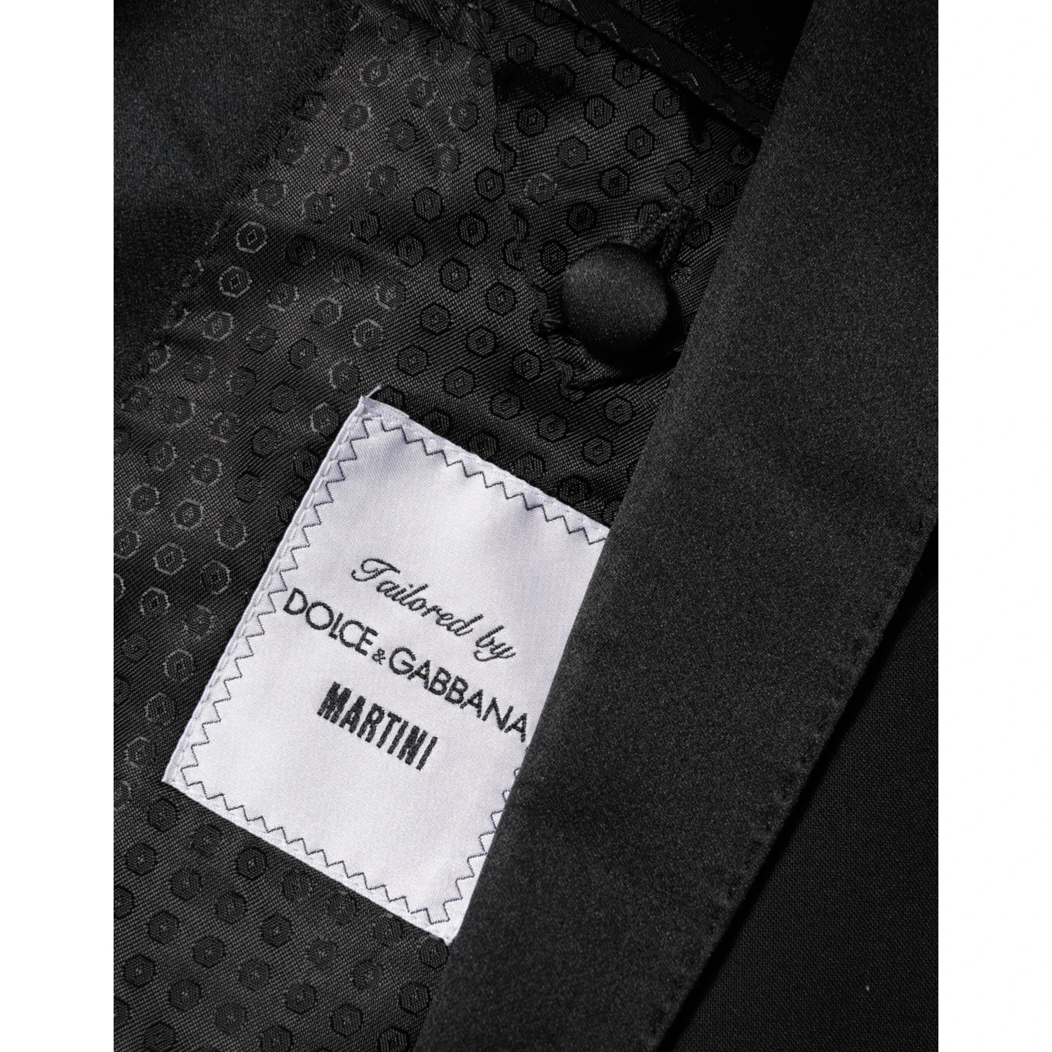 Black MARTINI 1 Button Suit Jacket Blazer