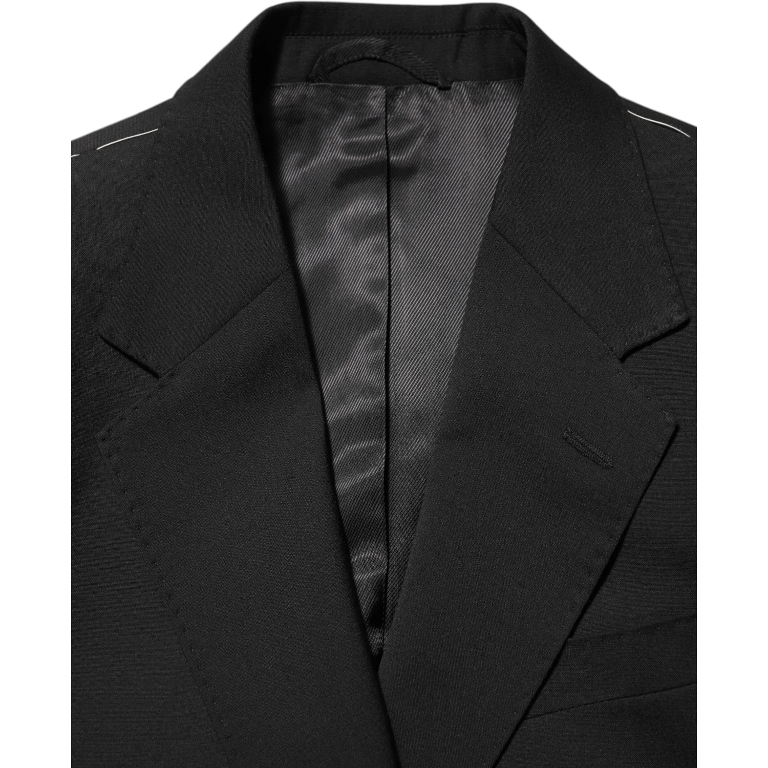 Black STAFF 2 Buttons Suit Jacket Blazer