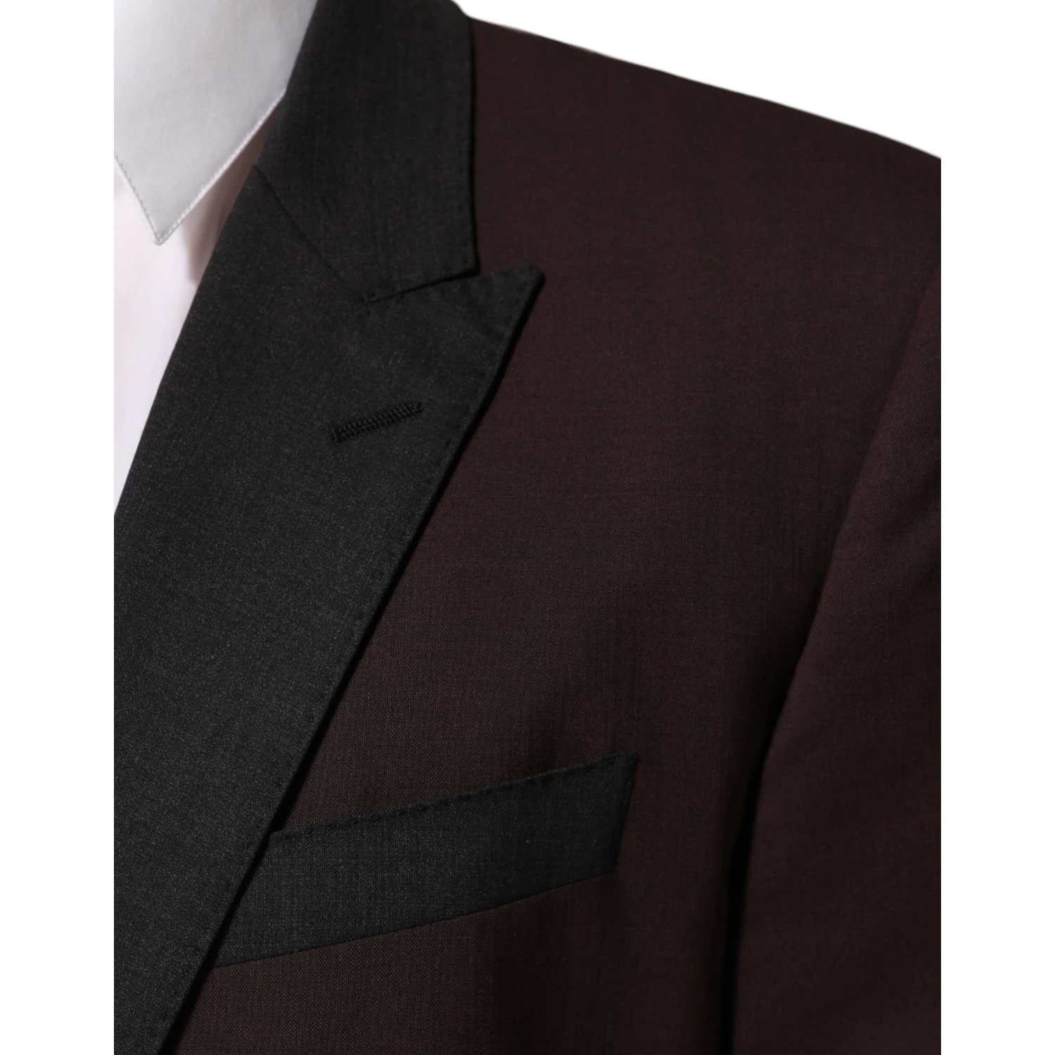 Maroon Wool 2 Buttons Suit Jacket Blazer