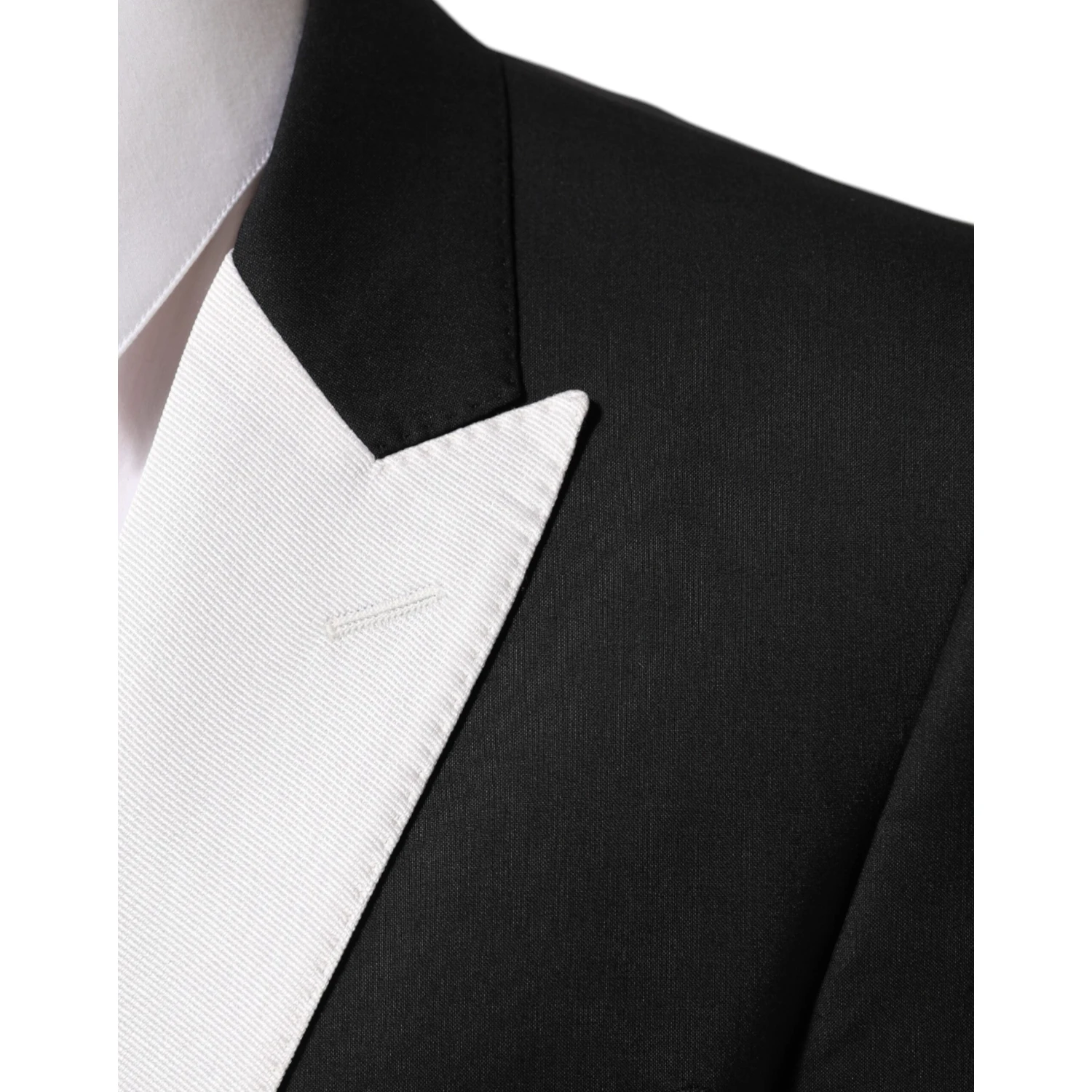 Black White MARTINI 1 Button Men Suit Blazer