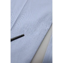 Light Blue Cotton Stretch Tapered Men Trouser Pants
