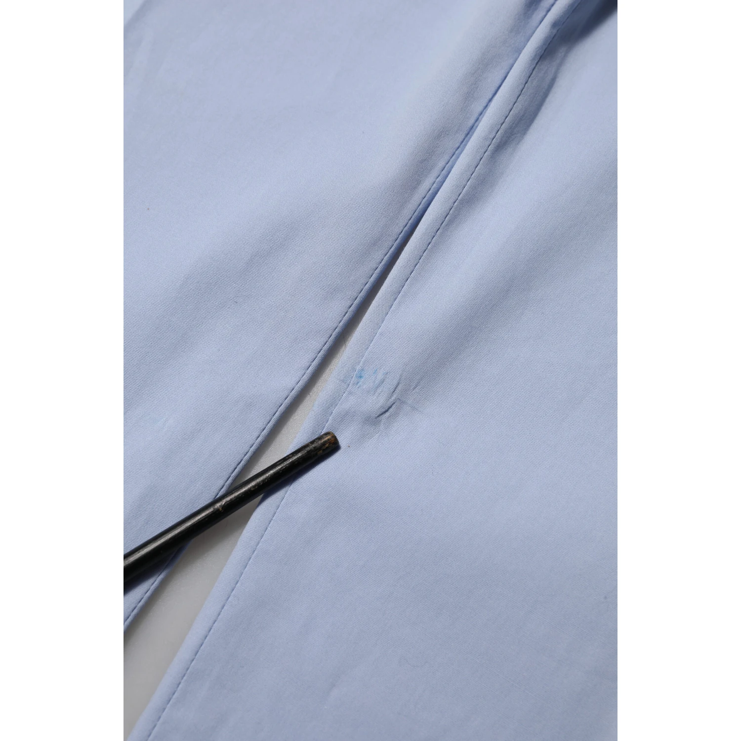 Light Blue Cotton Stretch Tapered Men Trouser Pants
