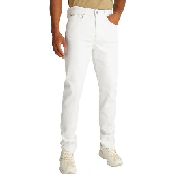 White Cotton Skinny Jeans