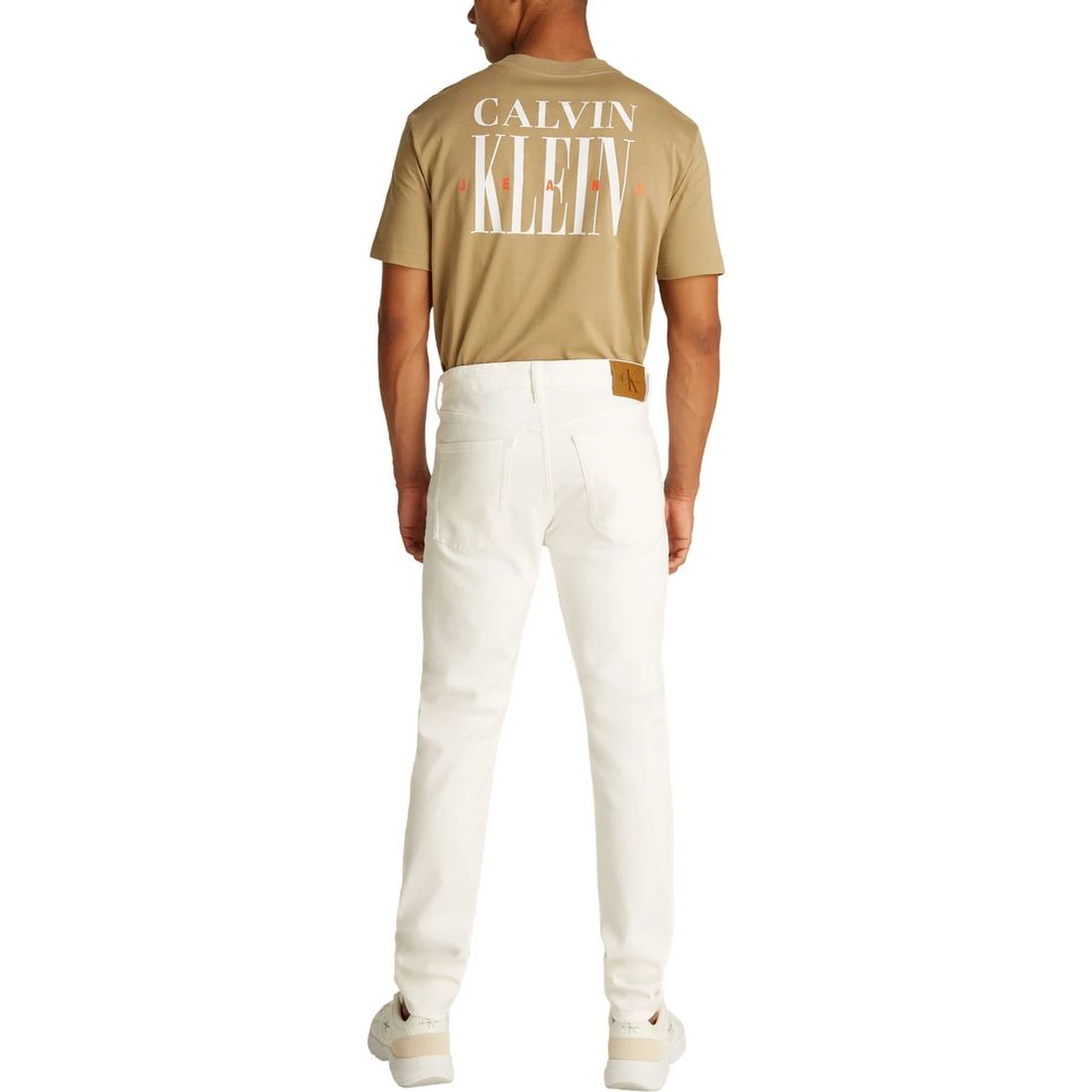White Cotton Skinny Jeans