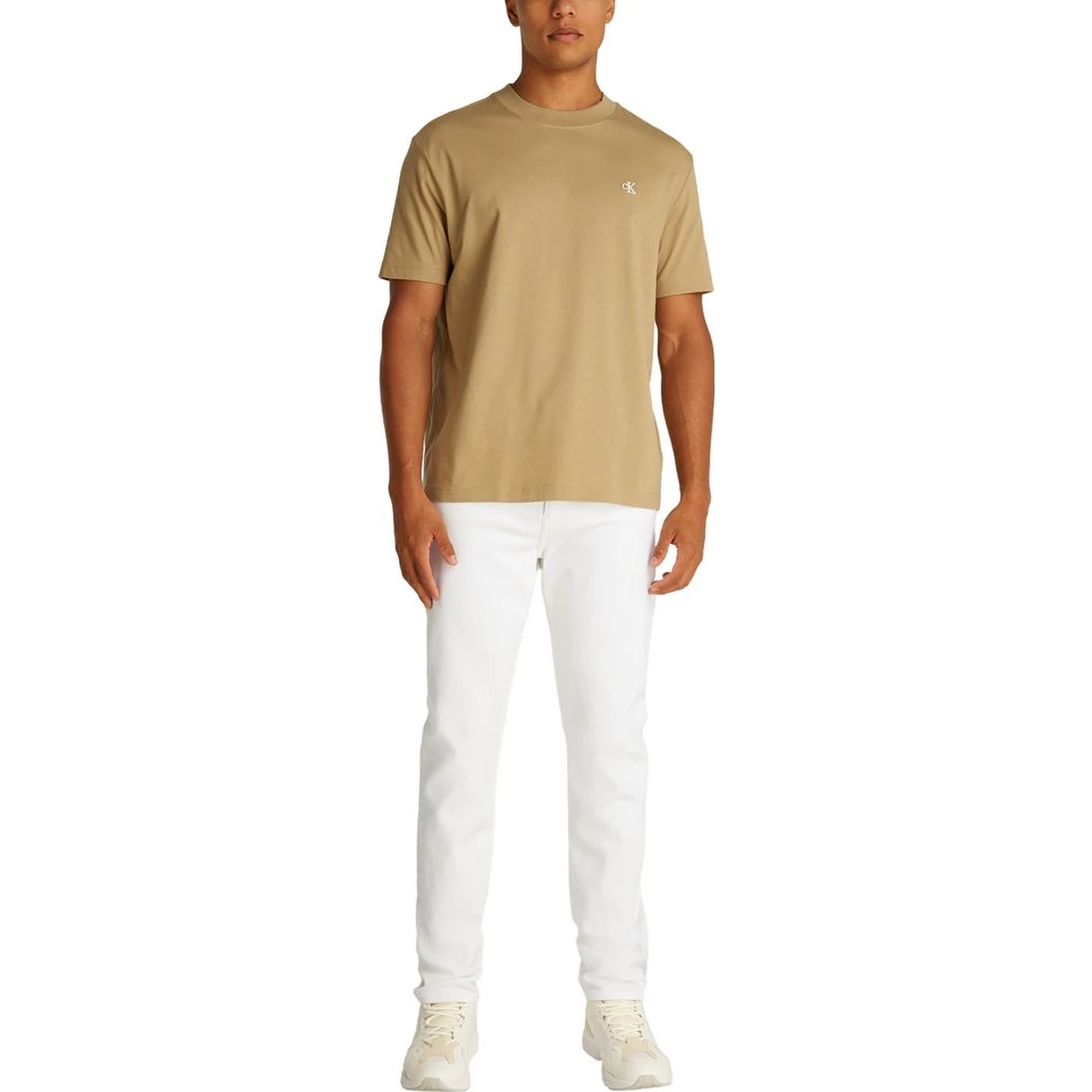 White Cotton Skinny Jeans