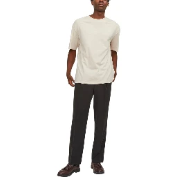 Beige Cotton T-Shirt