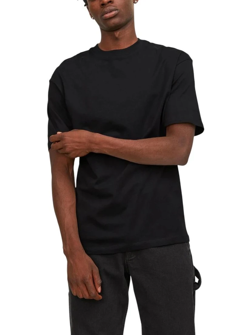 Black Cotton T-Shirt