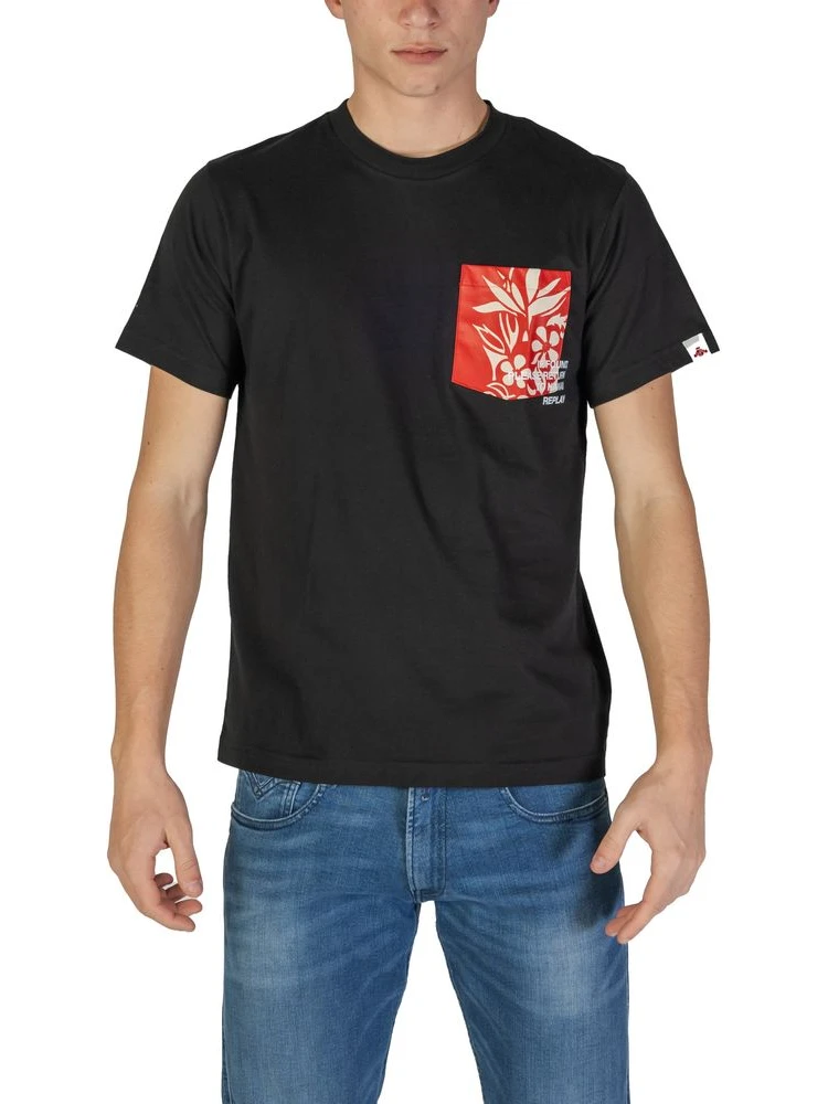 Black Cotton T-Shirt