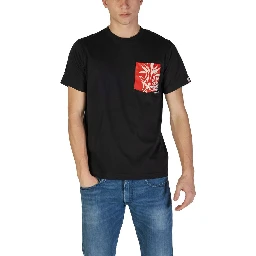 تيشيرت قطني أسود