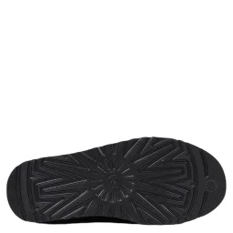 Black Suede Leather Clogs