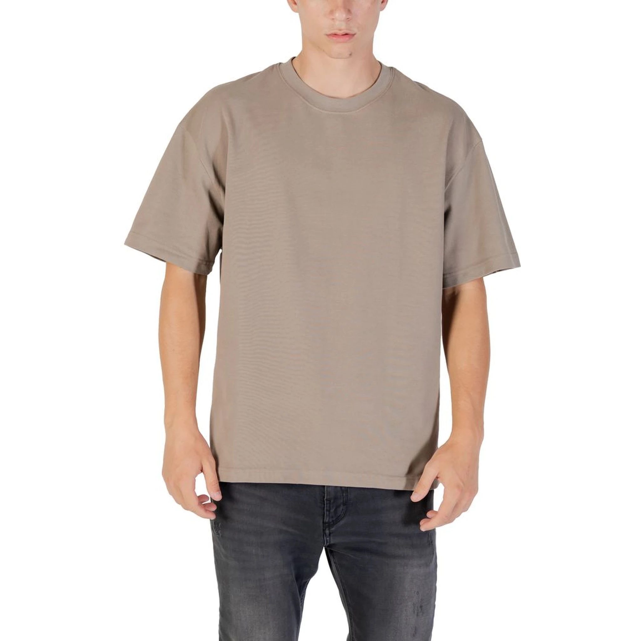 Beige Cotton T-Shirt