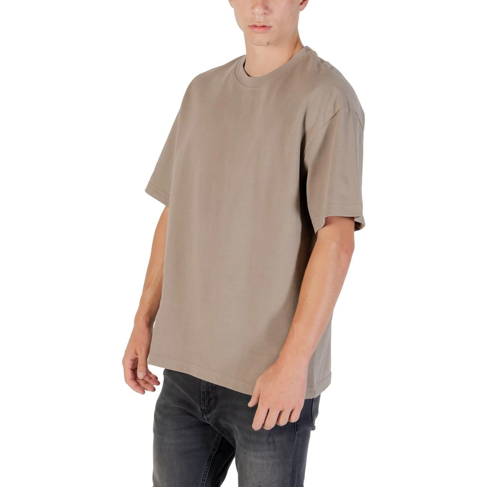Beige Cotton T-Shirt
