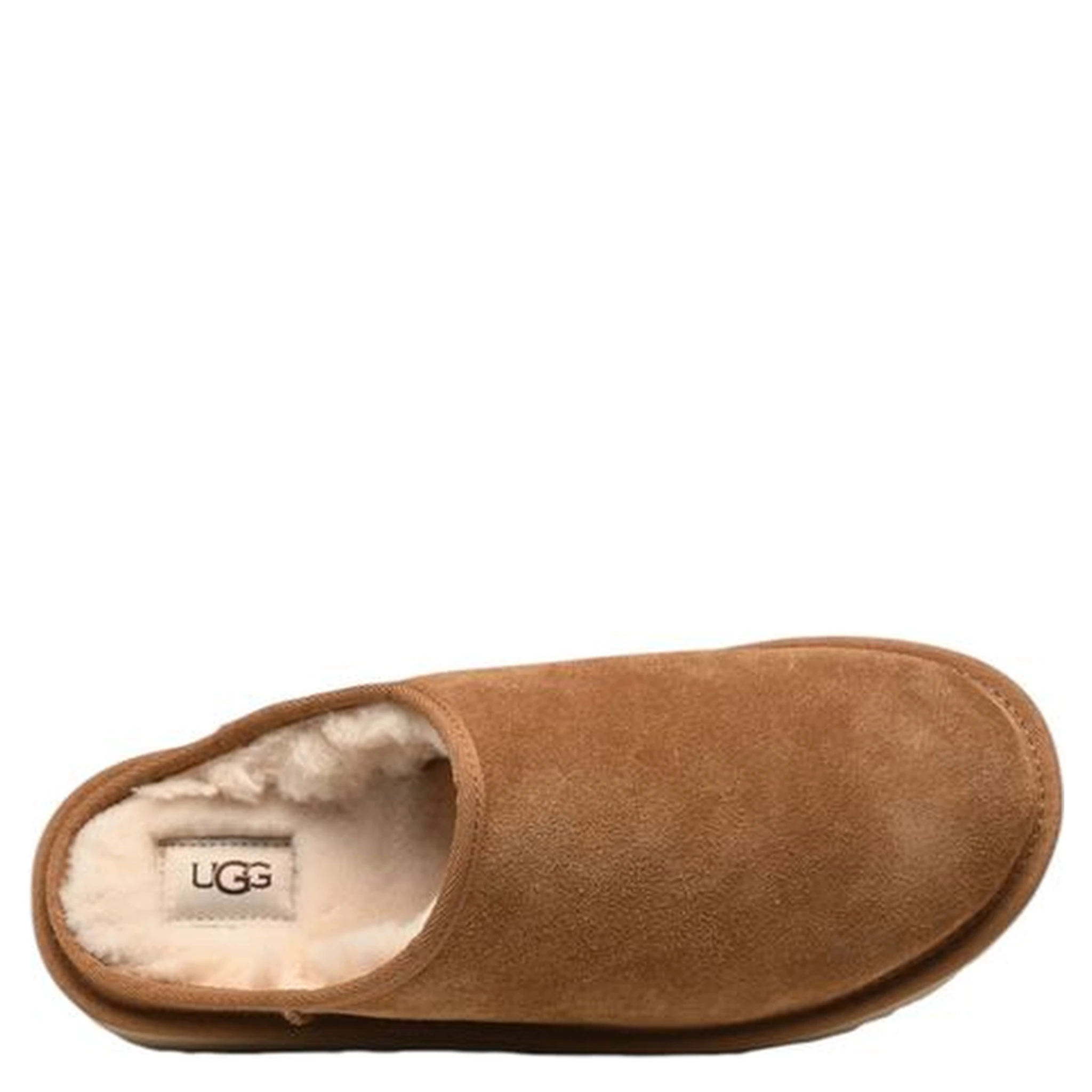 Beige Suede Leather Clogs